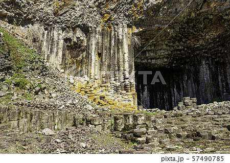 玄武洞 玄武洞公園 兵庫県豊岡市 玄武洞 玄武洞公園 兵庫県豊岡市 57490785
