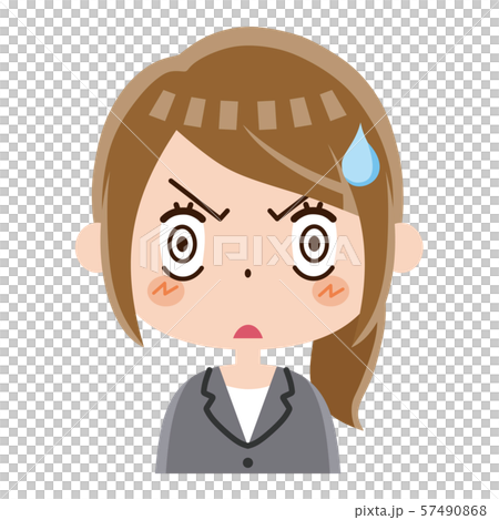 ビジネスウーマン 表情 驚く ビジネスウーマン 表情 驚く 57490868