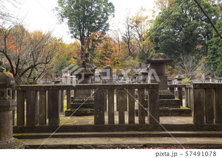 平林寺　 松平伊豆守信綱夫妻の墓 57491078