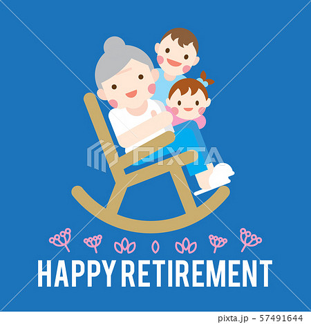 Happy retirement vector illustration Happy retirement vector illustration 57491644