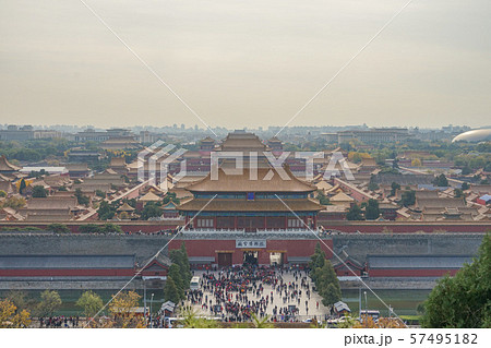 景山公園から見る故宮 57495182
