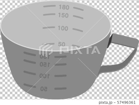 計量カップのイラストのイラスト素材