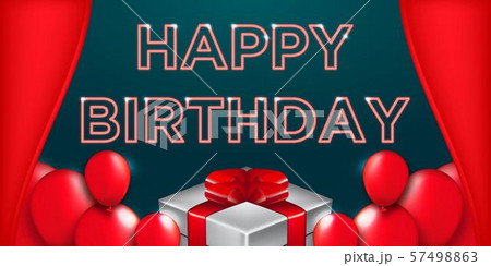 Happy Birthday typography vector design for Happy Birthday typography vector design for 57498863