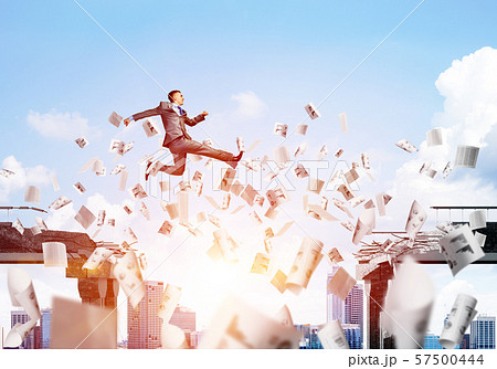 Problem and difficulties overcoming concept. 57500444