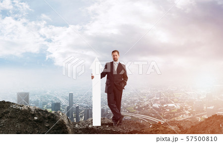 Businessman startup conceptual image 57500810