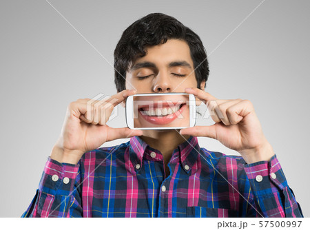 Man with mobile phone Man with mobile phone 57500997