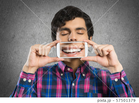Man with mobile phone 57501379