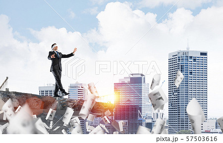 Concept of hidden risks and dangers. 57503616