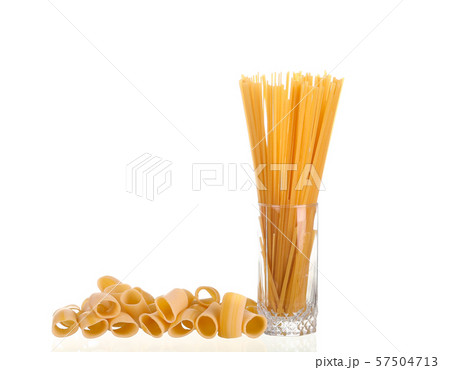 pasta on white background 57504713