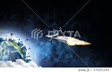 Business success and targets achievement concept. 57505293