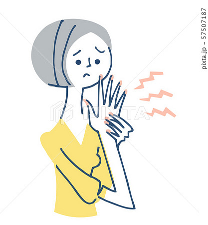 手荒れ　女性 57507187