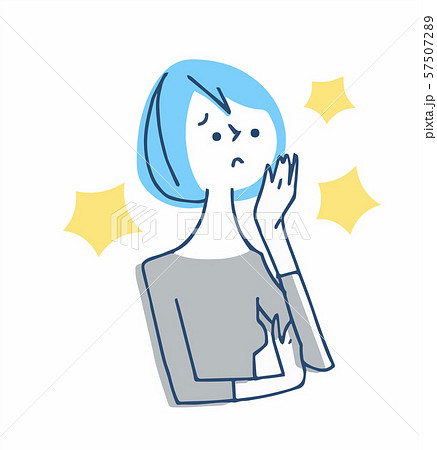 乾燥肌の女性 乾燥肌の女性 57507289