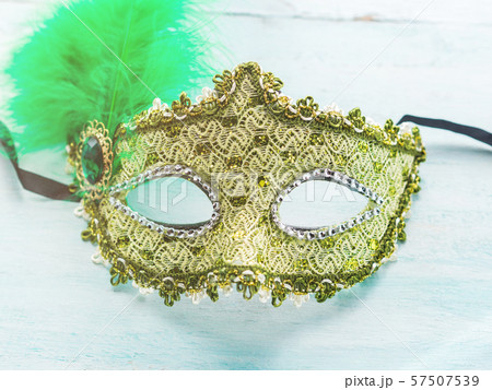 Mardi gras mask on pastel background. Mardi gras mask on pastel background. 57507539
