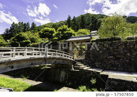 出石城跡　登城橋と登城門　兵庫県豊岡市出石町 57507850