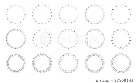 Protractor dial faces with editable stroke width. 57509142