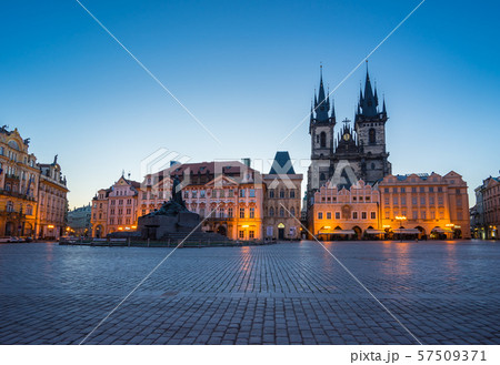 Old town square in Prague city, Czech Republic 57509371