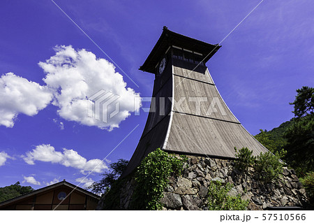 城下町出石　辰鼓楼　楼閣　時計台　兵庫県豊岡市出石町 57510566