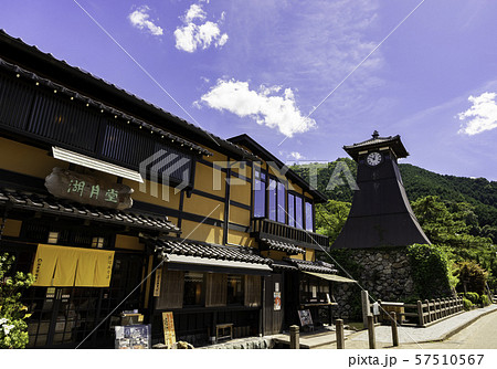 城下町出石　辰鼓楼　楼閣　時計台　兵庫県豊岡市出石町 57510567