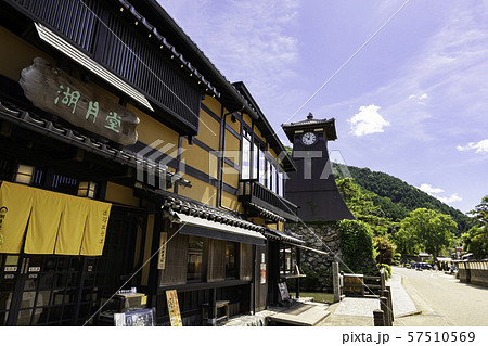 城下町出石 辰鼓楼 楼閣 時計台 兵庫県豊岡市出石町 城下町出石 辰鼓楼 楼閣 時計台 兵庫県豊岡市出石町 57510569