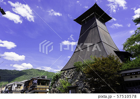 城下町出石　辰鼓楼　楼閣　時計台　兵庫県豊岡市出石町 57510578