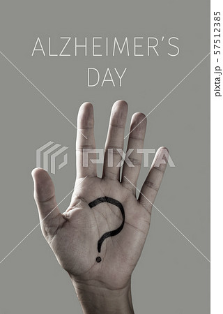 question mark and text world alzheimers day 57512385