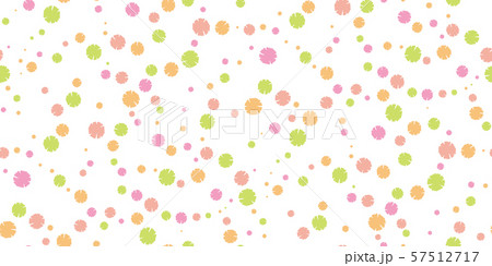 Pattern swatche, Floral contour polka dots (warm) 57512717