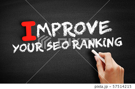 Improve Your Seo Ranking text on blackboard 57514215