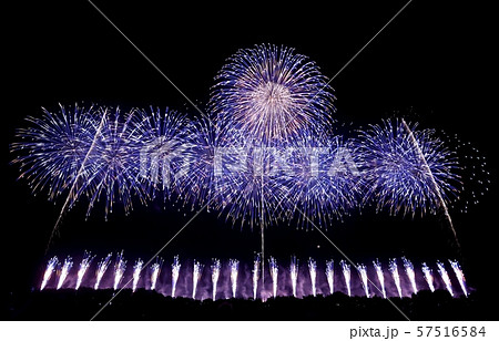 2019年赤川花火大会ワイドスターマイン 2019年赤川花火大会ワイドスターマイン 57516584