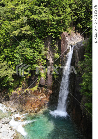 高樽の滝の写真素材