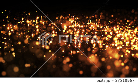 composition of gold particles with a depth of field 3d render composition of gold particles with a depth of field 3d render 57518967