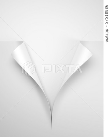 paper with the curled corner, 3d rendering 57518986