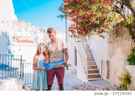 Family of two vacation in European vacation 57519292