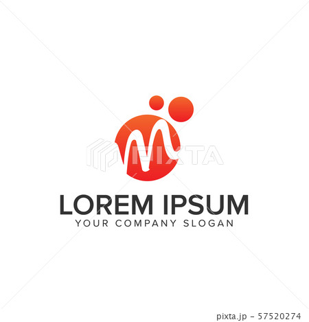 letter M circle logo letter M circle logo 57520274