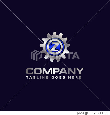 Letter Z gear vector template logo. This Design is 57521122
