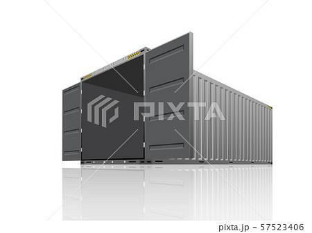 cargo container vector 57523406