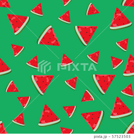 fruit Watermelon pattern design background 57523503