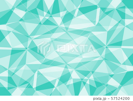 ポリゴン背景 エメラルドのイラスト素材