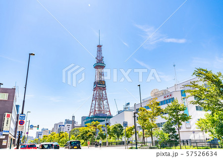 北海道の夏 札幌 創成川通り周辺の風景 57526634
