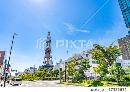 北海道の夏 札幌 創成川通り周辺の風景 北海道の夏 札幌 創成川通り周辺の風景 57526635