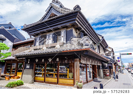 川越 小江戸 一番街通り【埼玉県川越市】の写真素材 [57529283] - PIXTA