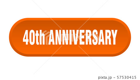 40th anniversary button. 40th anniversary rounded 57530415
