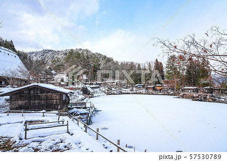 雪の飛騨民俗村　飛騨の里 57530789
