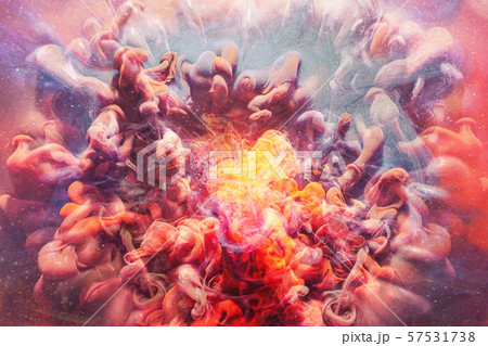 fume creative background boiling molten lava 57531738