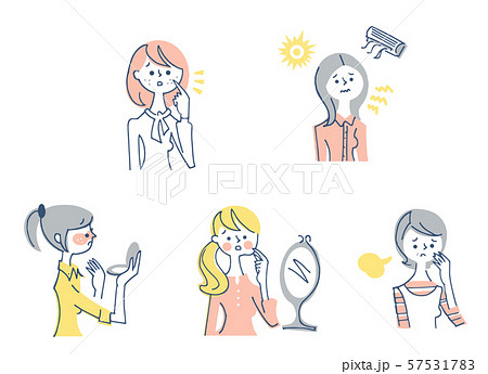 肌トラブル　女性　セット	 57531783