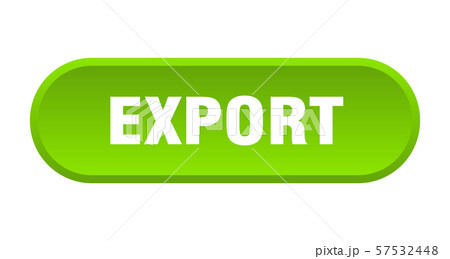 export button. export rounded green sign. export 57532448