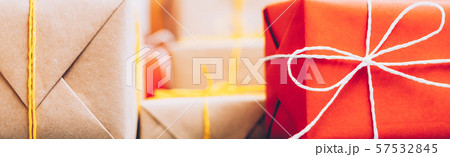 handmade gift packaging beige red paper boxes 57532845