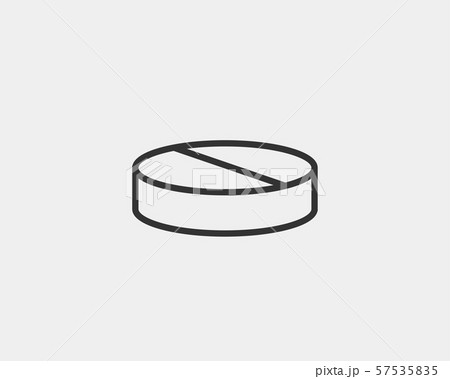 Medical icons vector. Pills icon medicine drug. 57535835