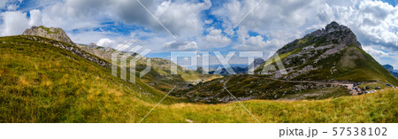Summer mountain Durmitor panoramic road, Sedlo 57538102