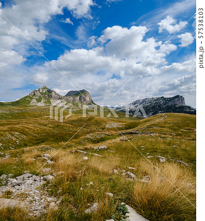 Summer mountain Durmitor panoramic road, Sedlo Summer mountain Durmitor panoramic road, Sedlo 57538103