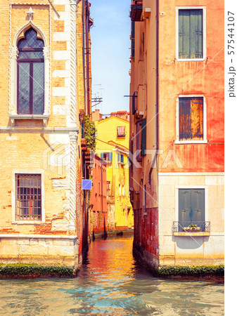 Vintage residential houses in Venice, Italy Vintage residential houses in Venice, Italy 57544107